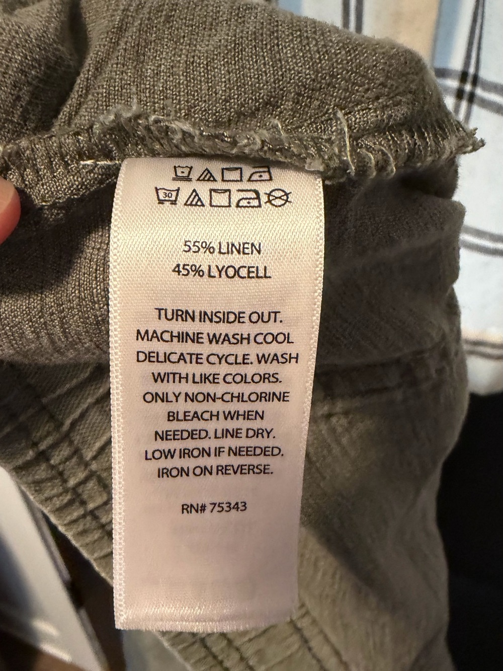 Women’s C&C California Olive Green Linen Blend Cargo Jogger Pants XL. Worn Once. - Picture 6 of 6
